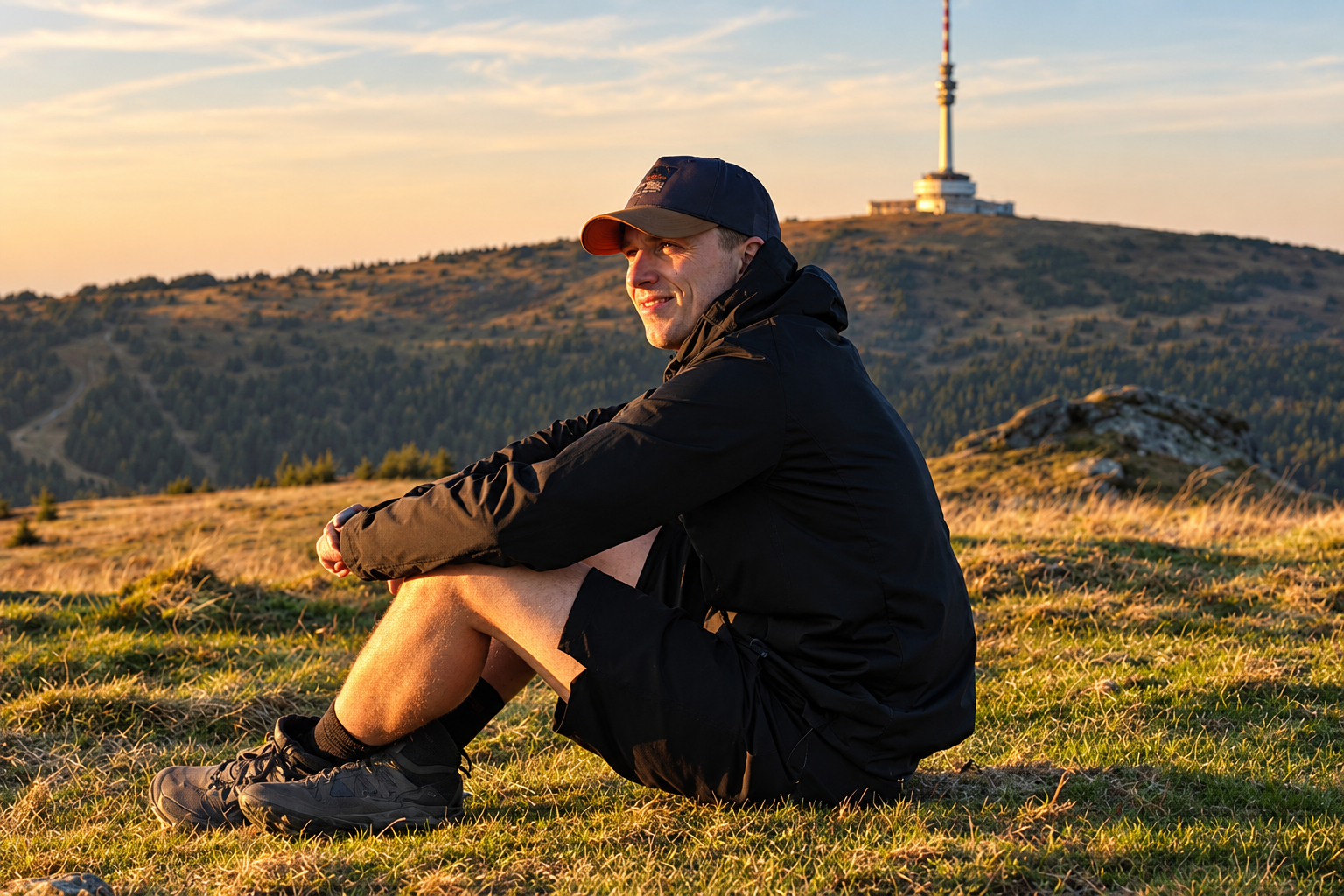 Tvůrce Tripliefu na horském hřebeni u Pradědu